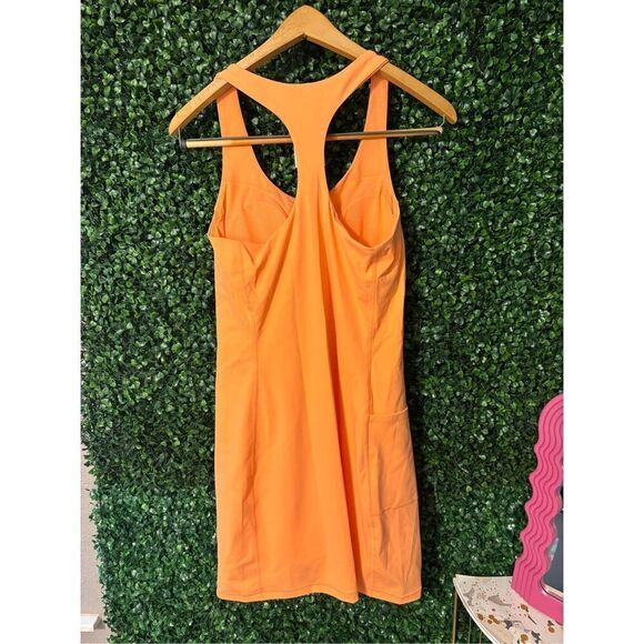 NWT Sweaty Betty Women’s Power Workout Dress Orange size Small tennis pickleball - Picture 7 of 7